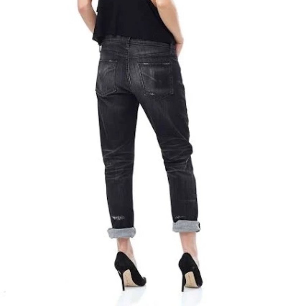 Hudson Riley Relaxed Straight 5 Pocket Jeans, Fragmented 30 - Picture 2 of 9